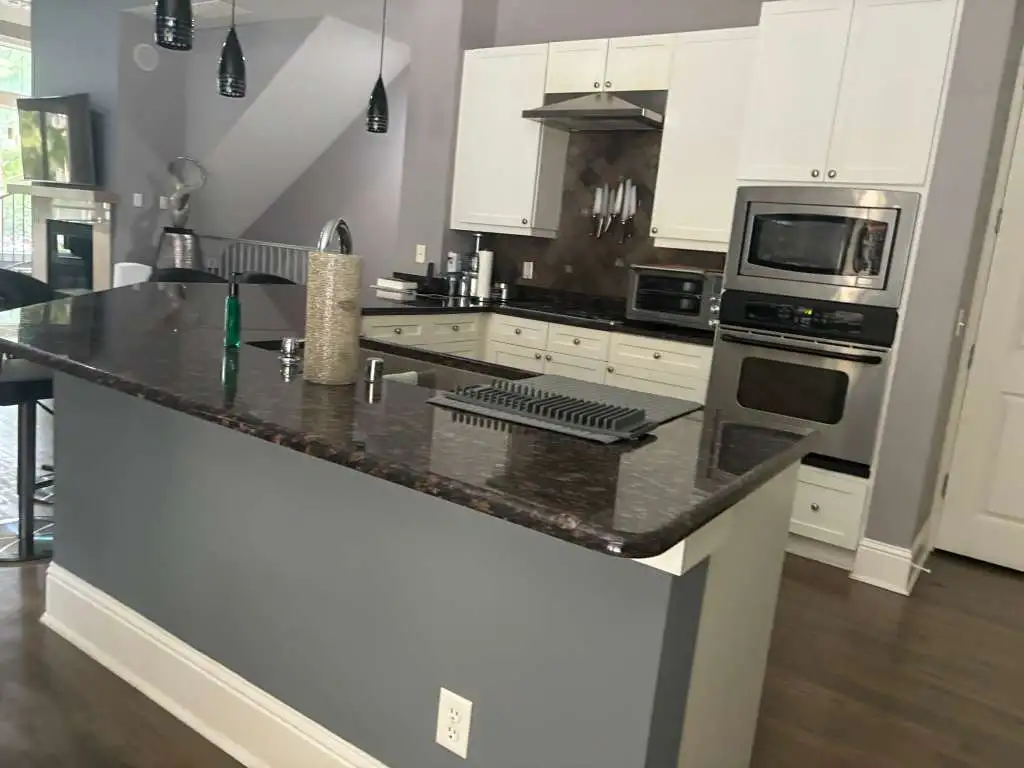 Kitchen after deep cleaning - DFW maid service results